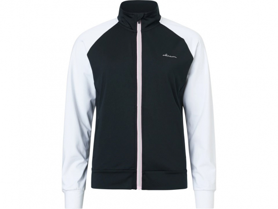 Lds Kinloch midlayer jacket - black/white i gruppen Golfklder / Golfklder Dam / Trjor hos Golfhandelen Strmstad AB (2375-620)