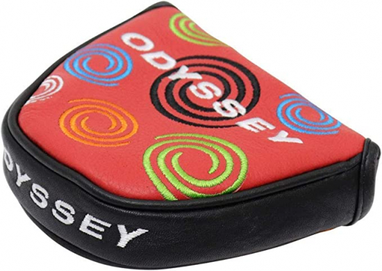 Odyssey Limited Edition Tour Swirl Leather Mallet Putter Headcover - Red i gruppen Tillbehr  / Headcover hos Golfhandelen Strmstad AB (5518314)