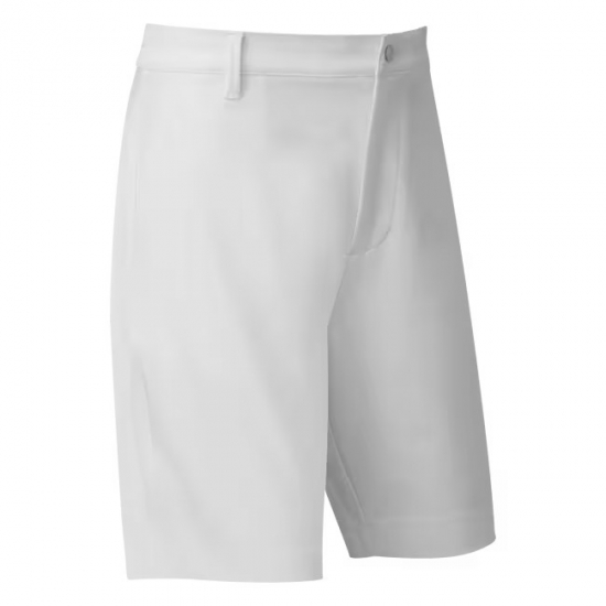 Footjoy Mens Performance Regular Fit Shorts - White i gruppen Golfklder / Golfklder Herr / Shorts hos Golfhandelen Strmstad AB (80163)