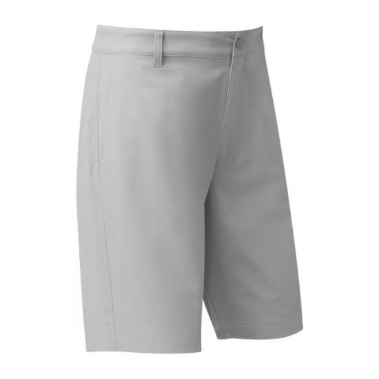 Footjoy Mens FJ Par Golf Shorts - Grey i gruppen Golfklder / Golfklder Herr / Shorts hos Golfhandelen Strmstad AB (80166)