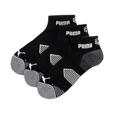 Puma Essential 1/4 Cut Socks 3-Pack - Black i gruppen Golfklder / Strumpor/Blten hos Golfhandelen Strmstad AB (858562-002)