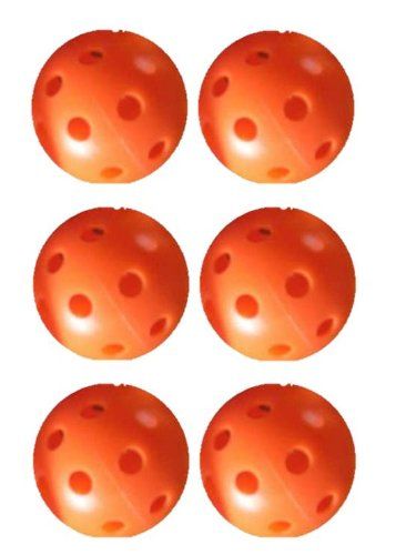 Golfgear Practice ball airflow Orange 6-pack i gruppen Golfbollar / Trningsbollar hos Golfhandelen Strmstad AB (GG_AFBORA)