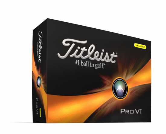 Titleist 2023 Pro V1 - Yellow i gruppen Golfbollar / Nya Golfbollar hos Golfhandelen Strmstad AB (T2128S)