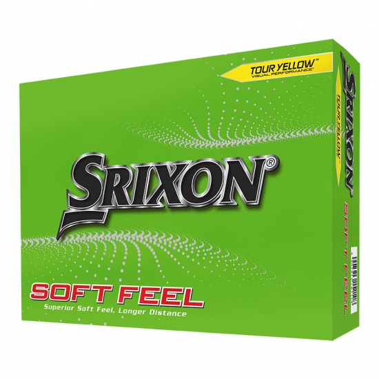 Srixon Soft Feel 2023 - Tour Yellow i gruppen Golfbollar / Nya Golfbollar hos Golfhandelen Strmstad AB (10334258)