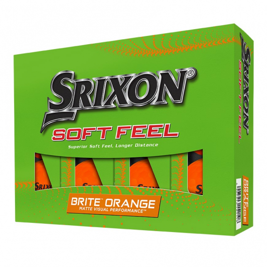 Srixon Soft Feel 2023 - Brite Orange i gruppen Golfbollar / Nya Golfbollar hos Golfhandelen Strmstad AB (10334278)