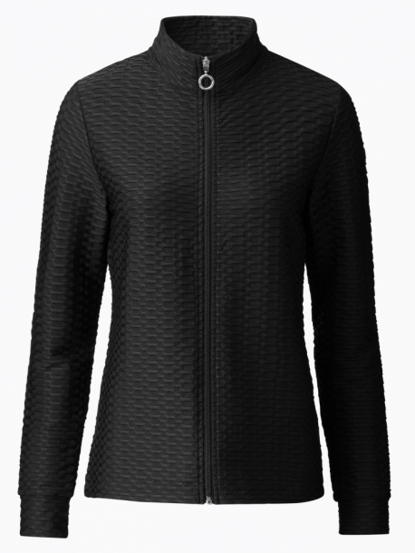 Daily Sports Verona Long Sleeve Full Zip - Black i gruppen Golfkläder / Golfkläder Dam / Tröjor hos Golfhandelen Strömstad AB (443-195-999)