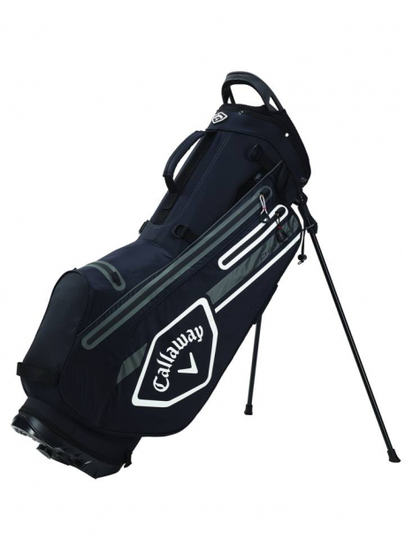Callaway Chev Dry Standbag 21 - Black/Charcoal/White i gruppen Golfbagar / Bärbagar hos Golfhandelen Strömstad AB (5121001)