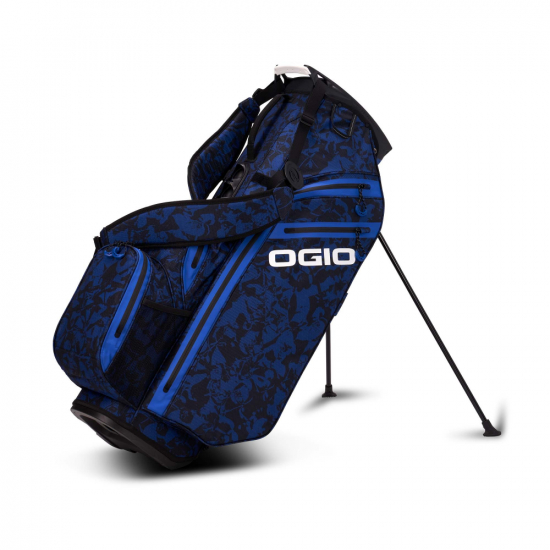 Ogio All Elements Hybrid Standbag 2024 - Blue Floral Abstract i gruppen Golfbagar / Brbagar hos Golfhandelen Strmstad AB (5124053OG)
