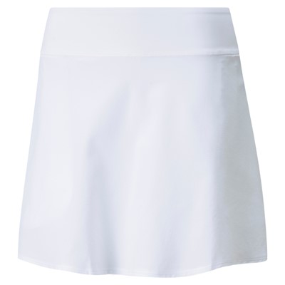 Puma PWRShape Solid Skirt - White i gruppen Golfklder / Golfklder Dam / Shorts/Kjolar hos Golfhandelen Strmstad AB (533011001)