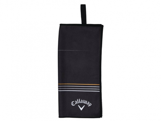 Callaway Rogue ST Towel - Black/White/Gold i gruppen Tillbehr  / Handdukar hos Golfhandelen Strmstad AB (5422008)