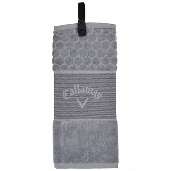 Callaway Trifold Towel 2023 - Silver i gruppen Tillbehr  / Handdukar hos Golfhandelen Strmstad AB (5423005)