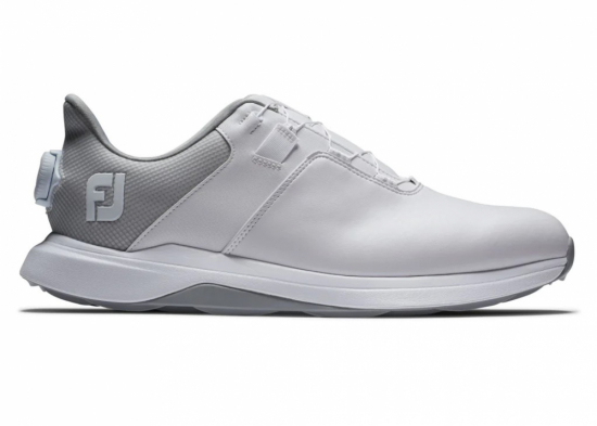 Footjoy Mens Prolite Boa Medium - White/Grey i gruppen Golfskor / Golfskor Herr hos Golfhandelen Strmstad AB (56925M)