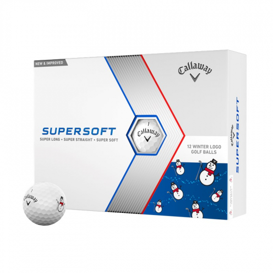 Callaway Supersoft 2023 White - Winter (Limited Edition) i gruppen Golfbollar / Nya Golfbollar hos Golfhandelen Strmstad AB (64193601262)