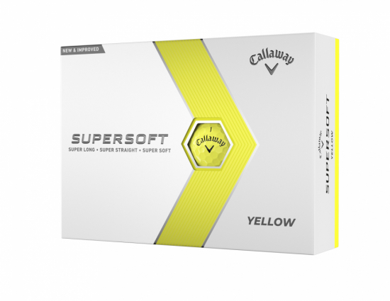 Callaway Supersoft 2023 - Yellow i gruppen Golfbollar / Nya Golfbollar hos Golfhandelen Strmstad AB (641946012)