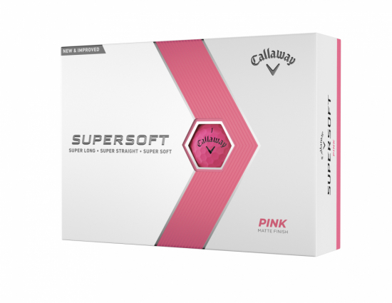 Callaway Supersoft 2023 - Pink i gruppen Golfbollar / Nya Golfbollar hos Golfhandelen Strmstad AB (642076012)