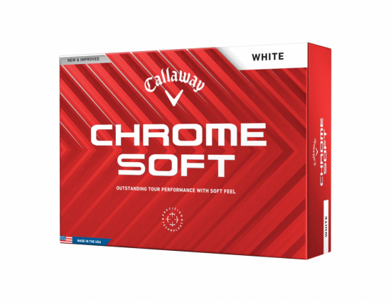 Callaway Chrome Soft 2024 - White i gruppen Golfbollar / Nya Golfbollar hos Golfhandelen Strmstad AB (642126112)
