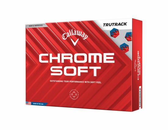 Callaway Chrome Soft 2024 TruTrack - White i gruppen Golfbollar / Nya Golfbollar hos Golfhandelen Strmstad AB (6421261122063)