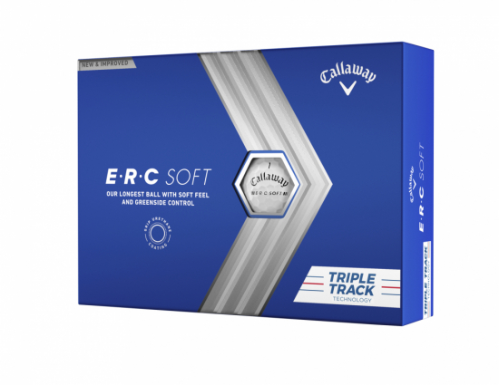 Callaway ERC Soft 2023 Triple Track - White i gruppen Golfbollar / Nya Golfbollar hos Golfhandelen Strömstad AB (64272601280)
