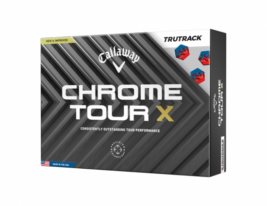 Callaway Chrome Tour X 2024 TruTrack - White i gruppen Golfbollar / Nya Golfbollar hos Golfhandelen Strmstad AB (6432261122063)