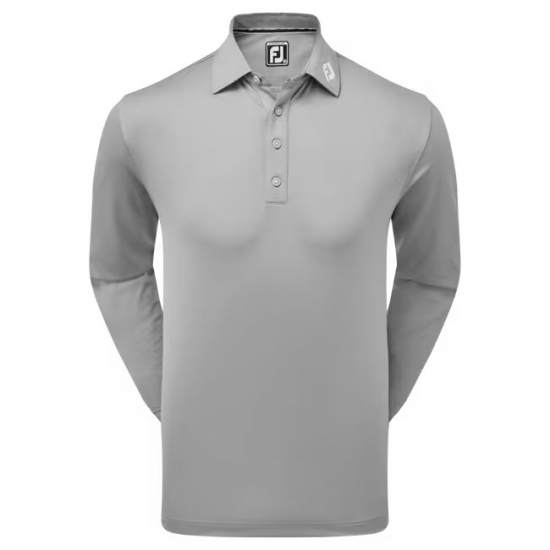 Footjoy Mens Long Sleeve Thermolite Solid - Grey i gruppen Golfklder / Golfklder Herr / Trjor hos Golfhandelen Strmstad AB (87986)