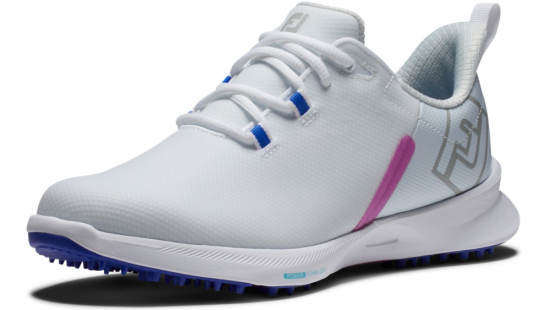 Footjoy Womens FJ Fuel Sport Medium - White/Pink/Blue i gruppen Golfskor / Golfskor Dam hos Golfhandelen Strmstad AB (90127M)