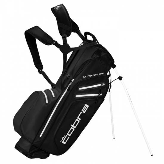 Cobra Ultradry Pro Stand Bag 2023 - Black/White i gruppen Golfbagar / Brbagar hos Golfhandelen Strmstad AB (909589-001)