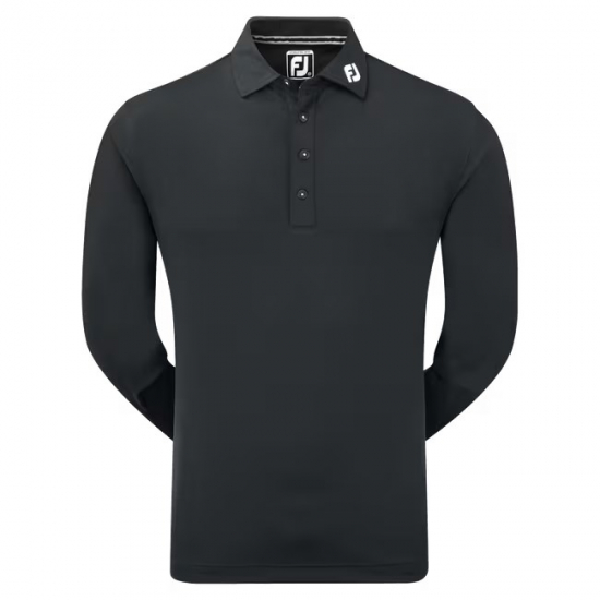 Footjoy Mens Long Sleeve Thermolite Solid - Black i gruppen Golfklder / Golfklder Herr / Trjor hos Golfhandelen Strmstad AB (96954)