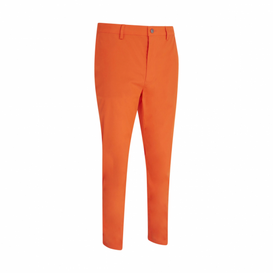 Callaway Mens X-Series Flat Fronted Trousers - Tangerine Tango i gruppen Golfkläder / Golfkläder Herr / Byxor hos Golfhandelen Strömstad AB (CGBSC054-825)