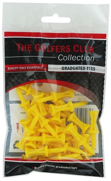 Graduated Castle Tee - Yellow (25mm) i gruppen Tillbehr  / Peggar hos Golfhandelen Strmstad AB (GCL-TEG04MPL)