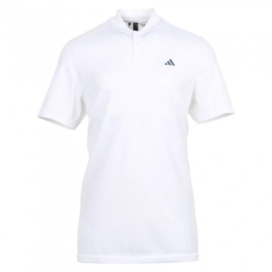 Adidas Mens Ultimate365 Tour Primeknit Shirt - White i gruppen Golfklder / Golfklder Herr / Piktrjor hos Golfhandelen Strmstad AB (IU4423)
