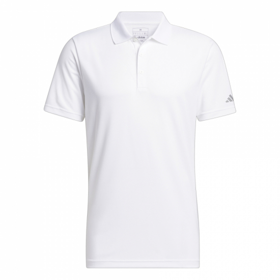 Adidas Mens Performance Polo - White i gruppen Golfklder / Golfklder Herr / Piktrjor hos Golfhandelen Strmstad AB (IU4441)