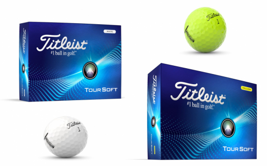 Titleist Tour Soft 2024 Logobollar i gruppen Golfbollar / Logobollar hos Golfhandelen Strmstad AB (LB-TSO)
