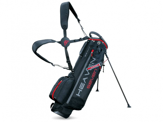 Big Max Heaven 7 Standbag - Black/Red i gruppen Golfbagar / Brbagar hos Golfhandelen Strmstad AB (MX-B18.22.01.05)