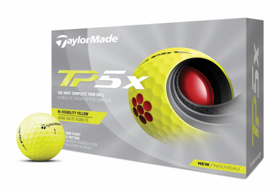 Taylormade TP5x 2021 - Yellow i gruppen Golfbollar / Nya Golfbollar hos Golfhandelen Strmstad AB (N7603701)
