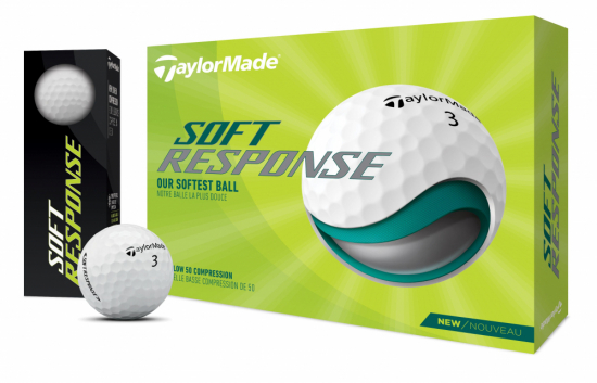 Taylormade Soft Response 2022 - White i gruppen Golfbollar / Nya Golfbollar hos Golfhandelen Strmstad AB (N7640701)