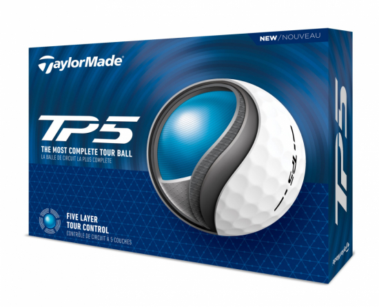 Taylormade TP5 2024 - White i gruppen Golfbollar / Nya Golfbollar hos Golfhandelen Strmstad AB (N7663401)