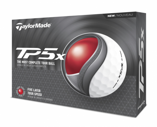 Taylormade TP5x 2024 - White i gruppen Golfbollar / Nya Golfbollar hos Golfhandelen Strmstad AB (N7666201)