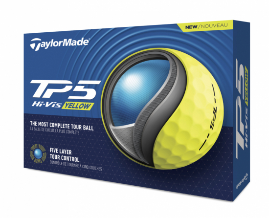 Taylormade TP5 2024 -Yellow i gruppen Golfbollar / Nya Golfbollar hos Golfhandelen Strmstad AB (N7668601)