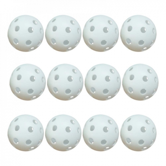 Royal Golf Airflow Practice Balls 12-pack - White i gruppen Golfbollar / Trningsbollar hos Golfhandelen Strmstad AB (RGTBW)