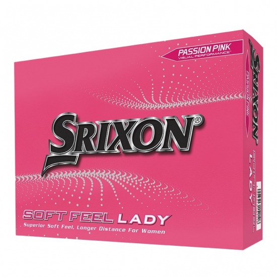 Srixon Soft Feel Lady 2023 - Passion Pink i gruppen Golfbollar / Nya Golfbollar hos Golfhandelen Strmstad AB (SRX-SFL23P)