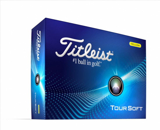Titleist 2024 Tour Soft - Yellow i gruppen Golfbollar / Nya Golfbollar hos Golfhandelen Strmstad AB (T4114S)