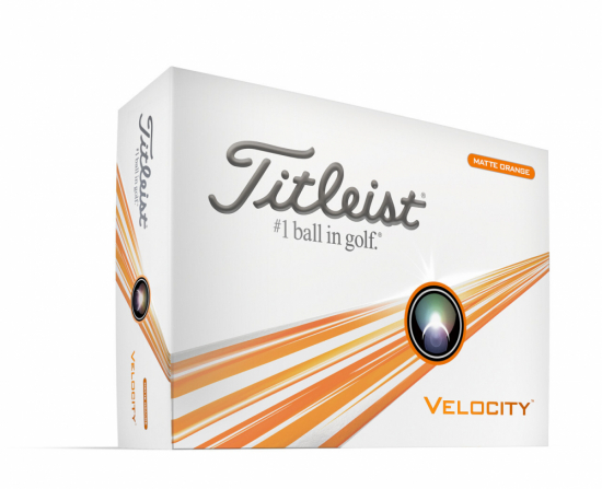 Titleist 2024 Velocity - Matt Orange i gruppen Golfbollar / Nya Golfbollar hos Golfhandelen Strmstad AB (T8226S-M-2)