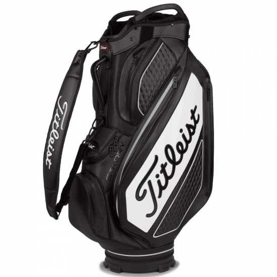 Titleist Premium StaDry Cartbag - Black/White i gruppen Golfbagar / Vagnbagar hos Golfhandelen Strmstad AB (TB20CT1-01)