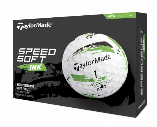 Taylormade 2024 SpeedSoft Ink - Green i gruppen Golfbollar / Nya Golfbollar hos Golfhandelen Strmstad AB (V9910001)