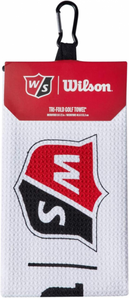 Wilson Staff Tri-Fold Towel - White i gruppen Tillbehr  / Handdukar hos Golfhandelen Strmstad AB (WGA9000101)