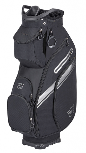 Wilson Exo II Cart Bag - Black/Silver i gruppen Golfbagar / Vagnbagar hos Golfhandelen Strmstad AB (WGB6650BL)