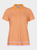 Rhnisch Deni Poloshirt - Flamingo Aop Orange