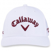 Callaway Tour Authentic Performance Pro Adjustable Cap - White/Cardinal