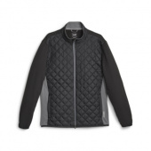 Puma Mens Frost Quilted Jacket - Black/Slate Grey
