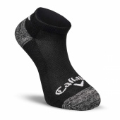 Callaway Mens Ultra Comfortable Sport Low Socks 3-Pack - Black